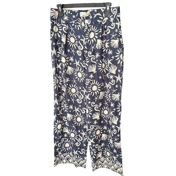 C&C California 100% Linen Wide Leg Pants - Picture 3 of 4